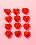 Corazones de fresa