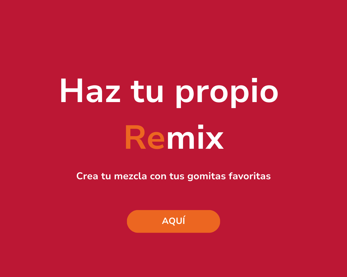 Personaliza tu mezcla de gomitas enchiladas Candy Freaks® tipo mix dulce y picante